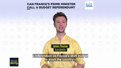 Can France's prime minister call a referendum on the budget?