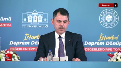 Murat Kurum: İstanbul'da acilen dönüşmesi gereken 600 bin bina var