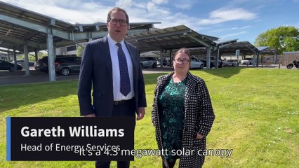 Lakeside solar project - video by Portsmouth City Council/Lakeside