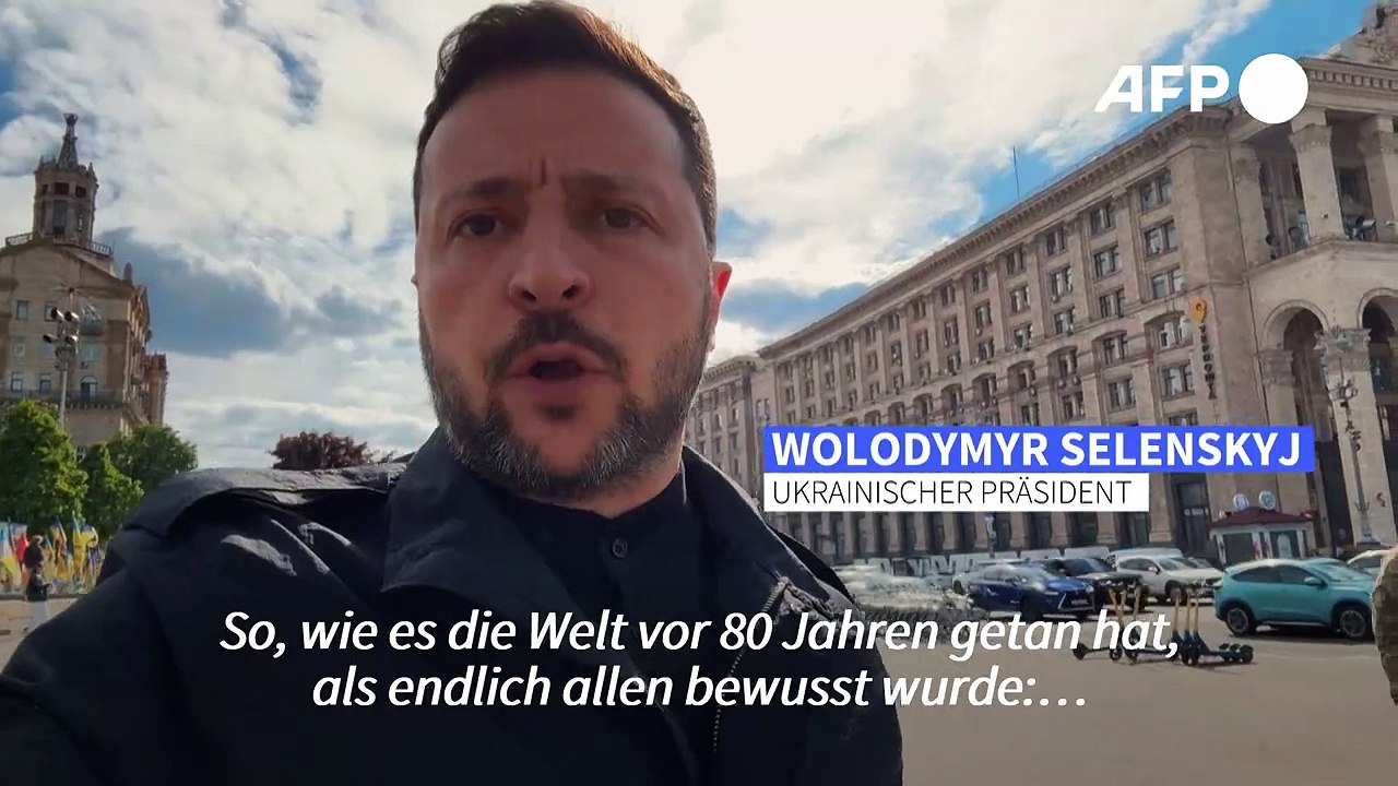 Selenskyj zum 8. Mai: 'Das Böse muss bekämpft werden'