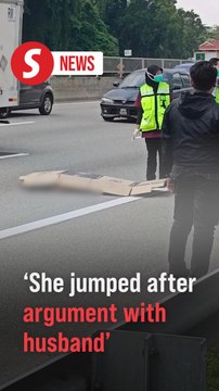 Suspect whose wife died after falling from van on Kesas Highway remanded four days