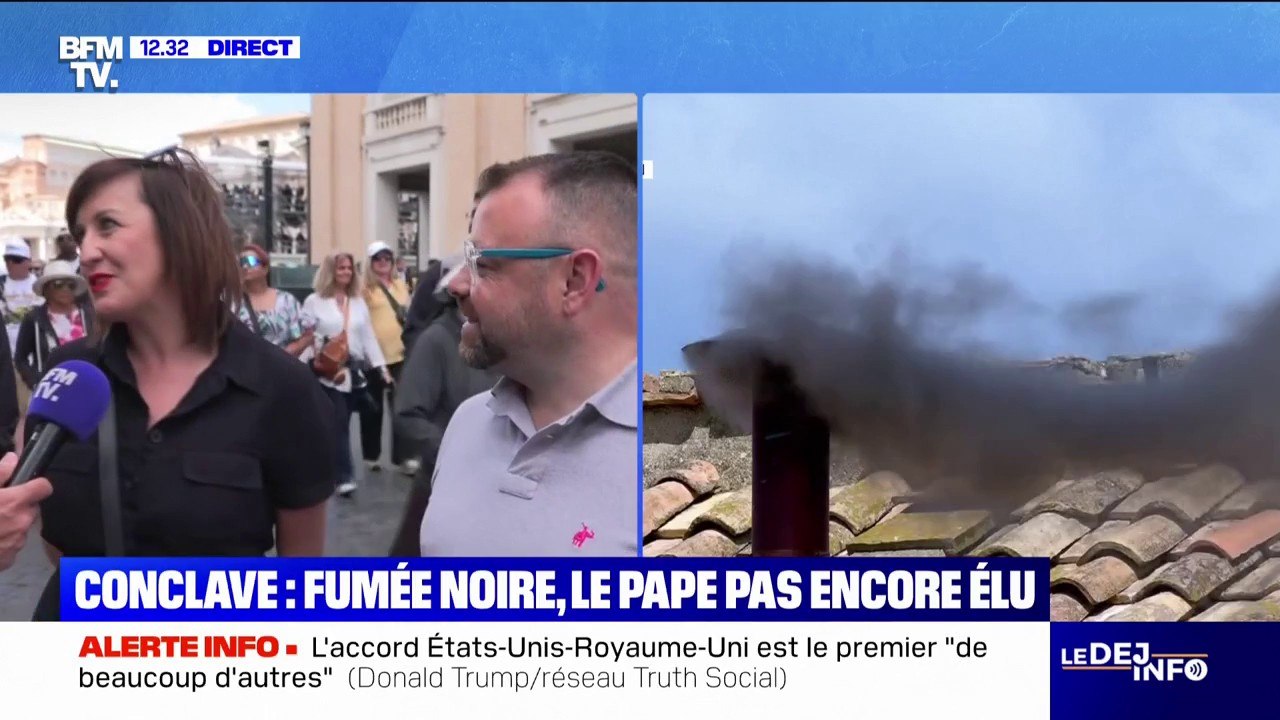 "On a vraiment envie de vivre ce moment": à Rome, ces français attendent de voir la fumée blanche du conclave annoncer le nouveau pape