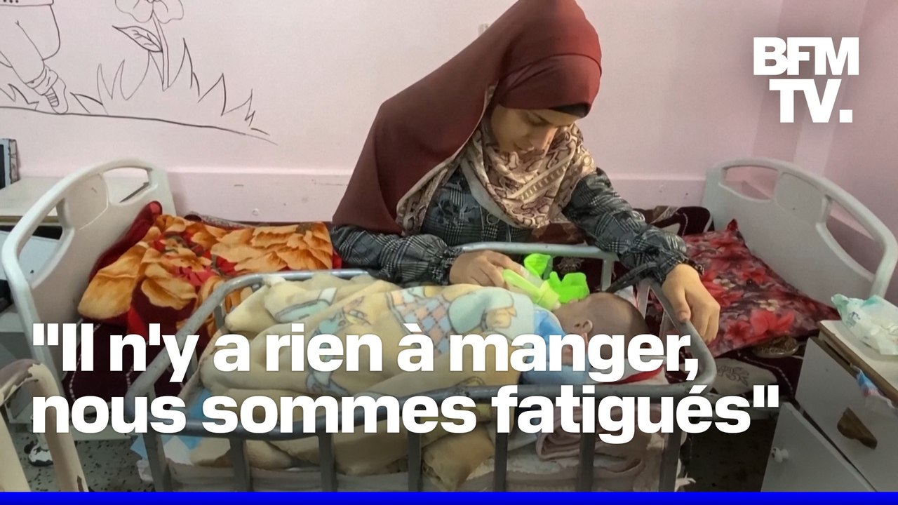À Gaza, les nourrissons sont victimes de malnutrition en raison du blocage de l'aide alimentaire