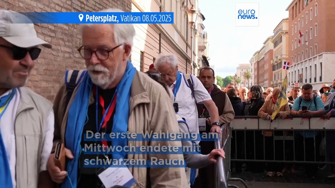 Papstwahl Tag 2: Schwarzer Rauch über der Sixtinischen Kapelle