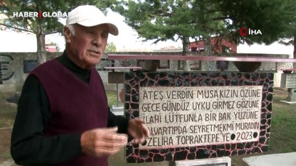 74 yaşındaki adam aşkını taşlara kazıdı