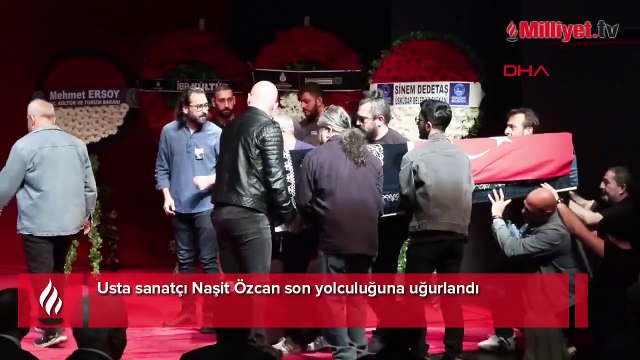 Sanat dünyası yasta! Usta sanatçı Naşit Özcan son yolculuğuna uğurlandı