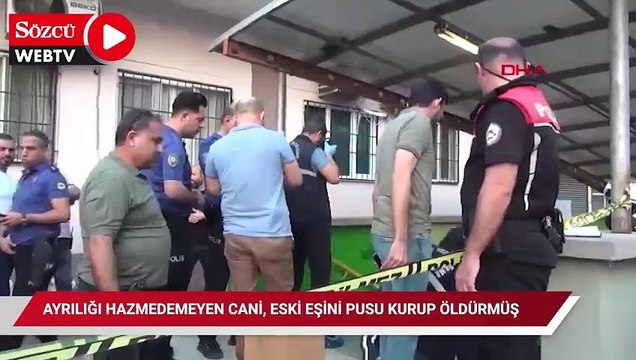 Ayrılığı hazmedemeyen cani, eski eşini pusu kurup öldürmüş