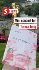 Mini concert marks 30th anniversary of Teresa Teng's death - video