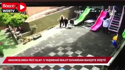 Anaokulunda feci olay: 5 yaşındaki Bulut duvardan bahçeye düştü