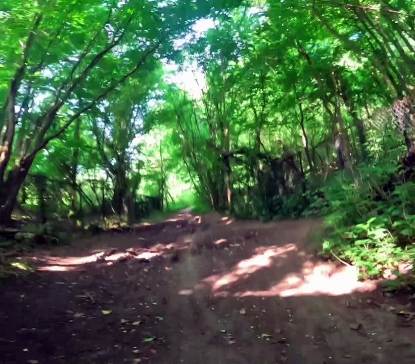 Petite sortie VTT à 3 et le soleil