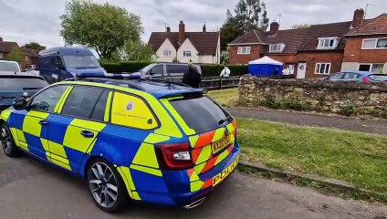 Police search of house in Corby