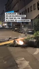 Altercados graves en las celebraciones del pase del PSG a la final de la Champions
