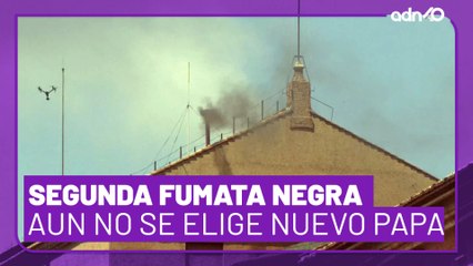 Segunda fumata negra, aún no se elige un nuevo papa