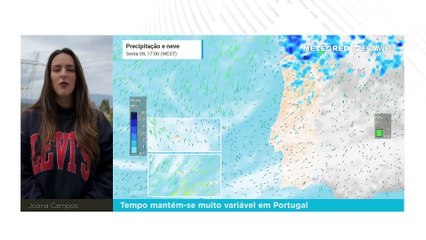 Tempo mantém-se muito variável em Portugal