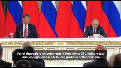 Russia-Cina, Putin: con Xi colloqui amichevoli e produttivi