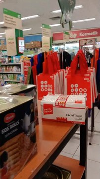 shopping at the supermarket