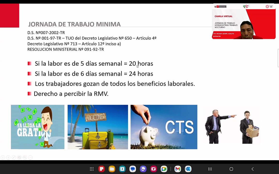 2024 12 04 - Jornada de Trabajo (Régimen Privado)