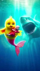 🐥 Chick save the BABY👶🏽 from Shark 🦈