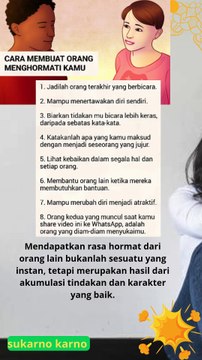 cara yang bisa kamu lakukan agar orang lain menghormati kamu #katakatabijak