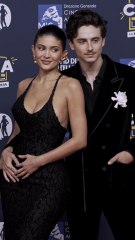 El primer posado de Kylie Jenner y Timothée Chalamet