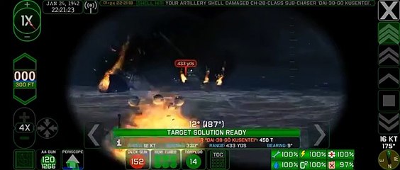 U-Boat Night Battle | Surface Combat Under the Moonlight