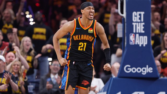 Thunder Score Playoff Record 87 Points in Half in Win vs. Nuggets