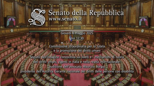 Roma - Seguito dell’indagine conoscitiva sui livelli e i meccanismi di tutela dei diritti umani (08.05.25)