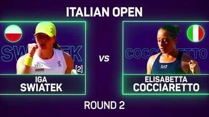 Swiatek dominant in opening match at Italian Open