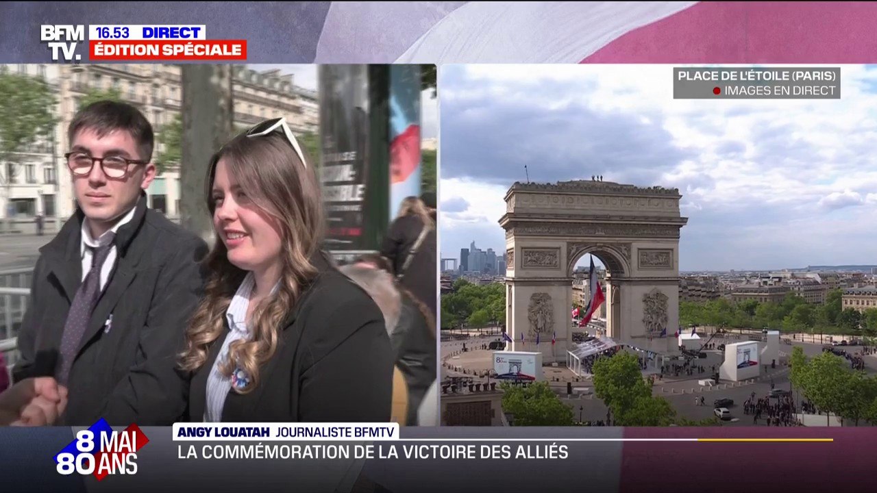 "C'est une occasion incroyable": les visiteurs commencent à arriver sur les Champs-Élysées pour les commémorations du 8-Mai