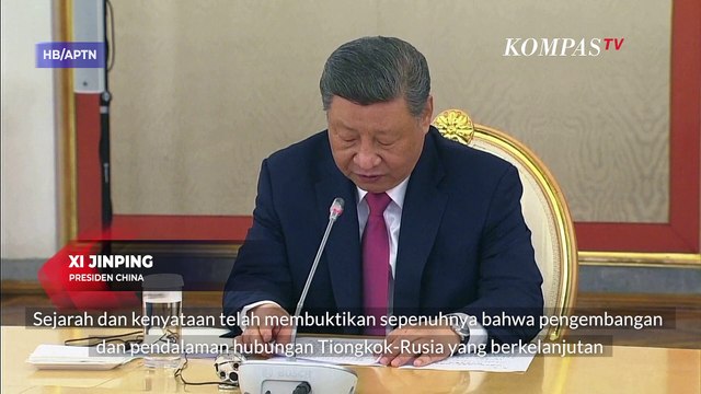 Pernyataan Presiden Xi Jinping Depan Putin: Tiongkok akan Bersama Rusia