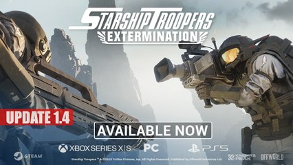 Starship Troopers Extermination | Official Update 1.4 Trailer (Steam, Epic, PS5, Xbox Series X|S)