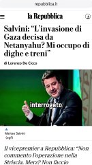 Fratoianni - Le parole di Salvini su Gaza (08.05.25)