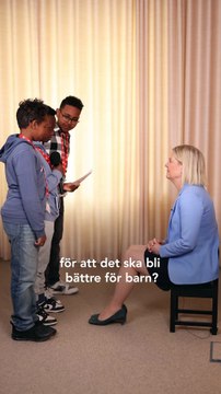 Magdalena Andersson - Tack till Unga Örnar för frågorna i barndomstolen. Barn vet vad som behövs och vi vuxna måste lyssna. (08.05.25)