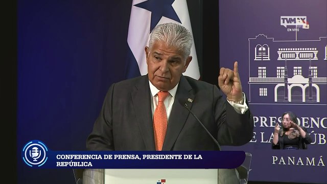 Conferencia del presidente Mulino del Jueves 8 de mayo de 2025
