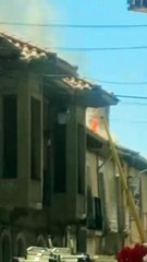 Incendio en Mansilla de las Mulas