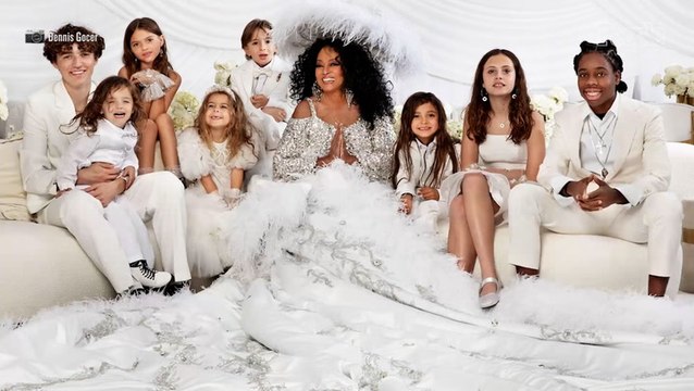 Diana Ross Wears Met Gala Dress Embroidered with Her Children and Grandchildren's Names in Rare Family Photos