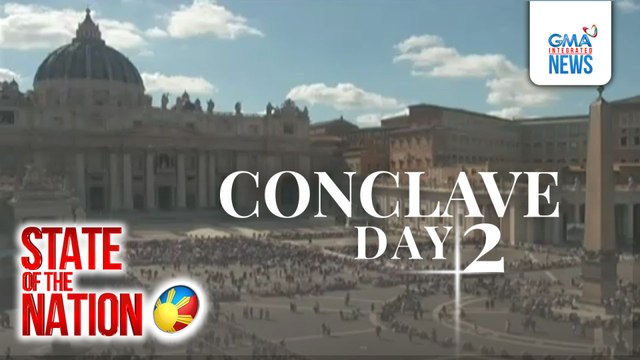 Itim na usok, lumabas mula sa chimney ng Sistine Chapel matapos ang ikatlong botohan para sa bagong santo papa | SONA