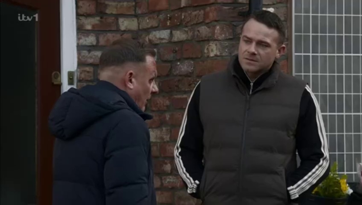 Corrie Mick Michaelis Threatens Sean Tully/Theo vs Mick 21st April 2025
