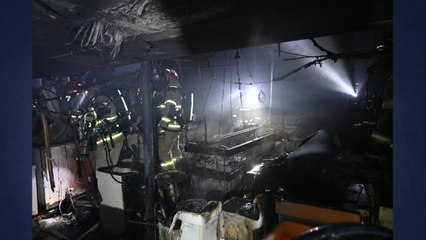 경기 남양주 도금공장에서 불...다친 사람 없어 / YTN