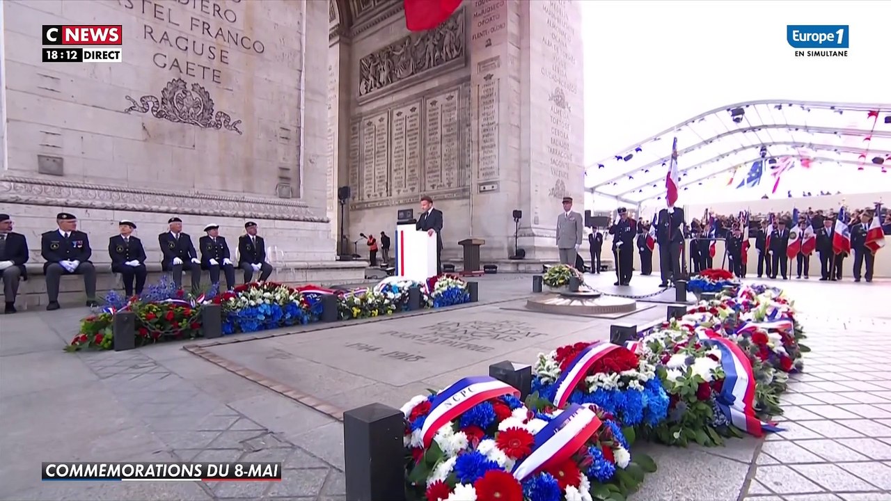 Commémoration du 8 mai 1945 : discours d'Emmanuel Macron