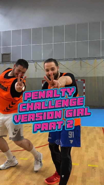 Penalty challenge version girl partie 2 ! 🤾‍♀️🥅 #Handball #Hand #Penalty #Challenge #handballplayer #girl