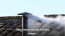 Fumaça branca confirma novo papa