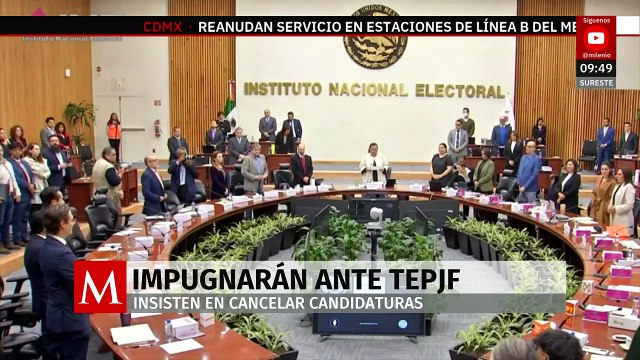Diputados impugnarán ante el TEPJF tras rechazo del INE de cancelar candidaturas judiciales