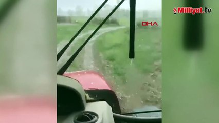 Mayıs ayında misket büyüklüğünde dolu! Ankara'da bir anda bastırdı: Meteoroloji'den hava durumu raporu
