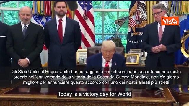Trump: Usa e Gran Bretagna hanno firmato un grande accordo per entrambi i Paesi