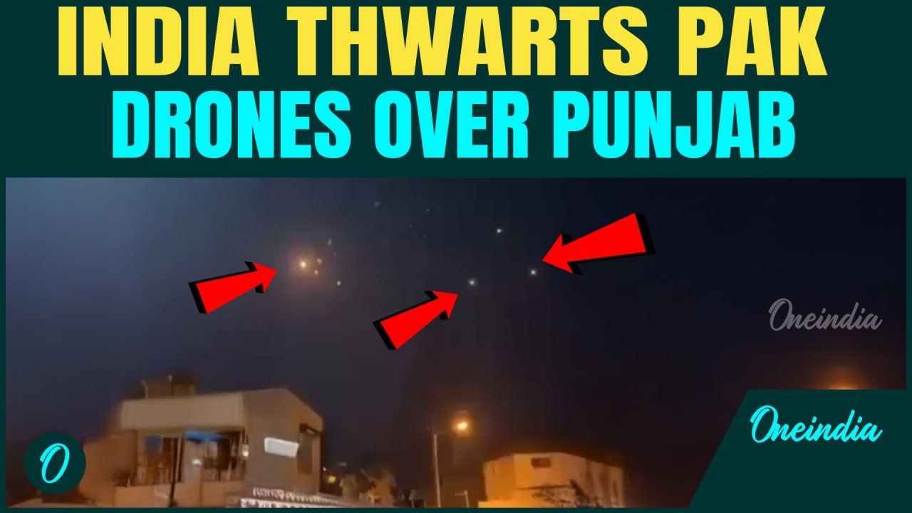 VIDEO | India’s defence system intercepts Pakistani drones over Punjab | Breaking