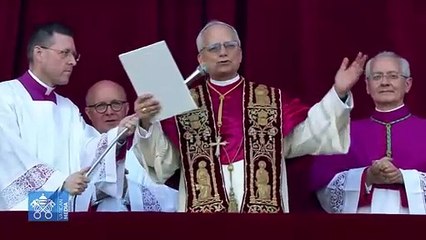 Primeras palabras del Papa Robert Prevost, León XIV