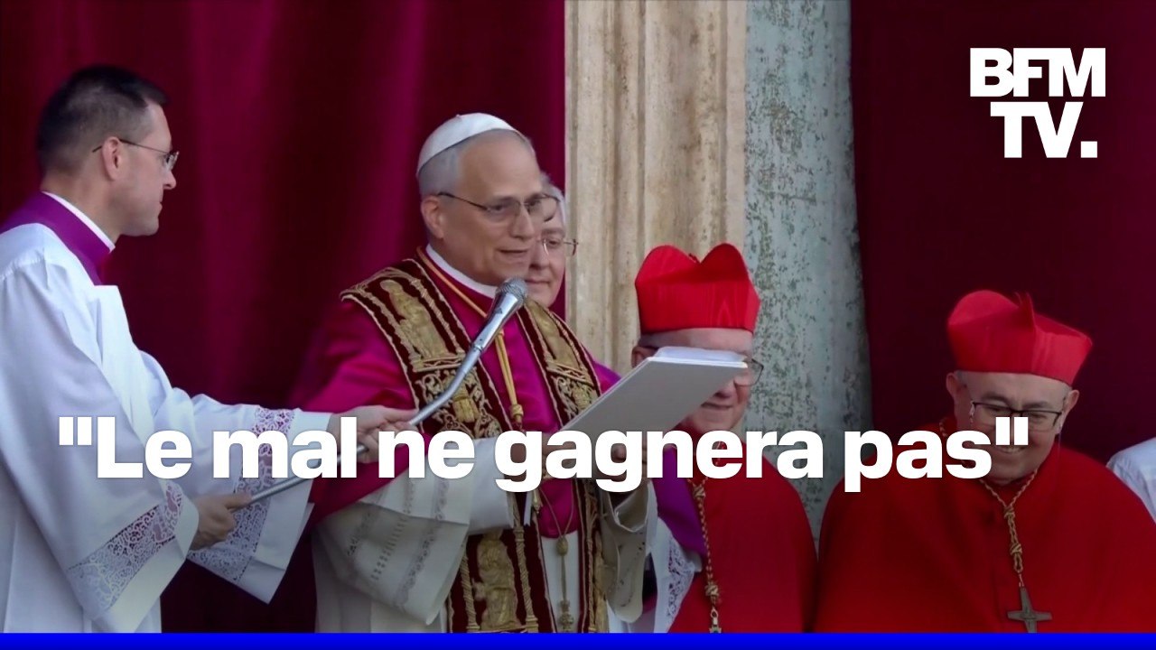 Les premiers mots du nouveau pape américain Léon XIV