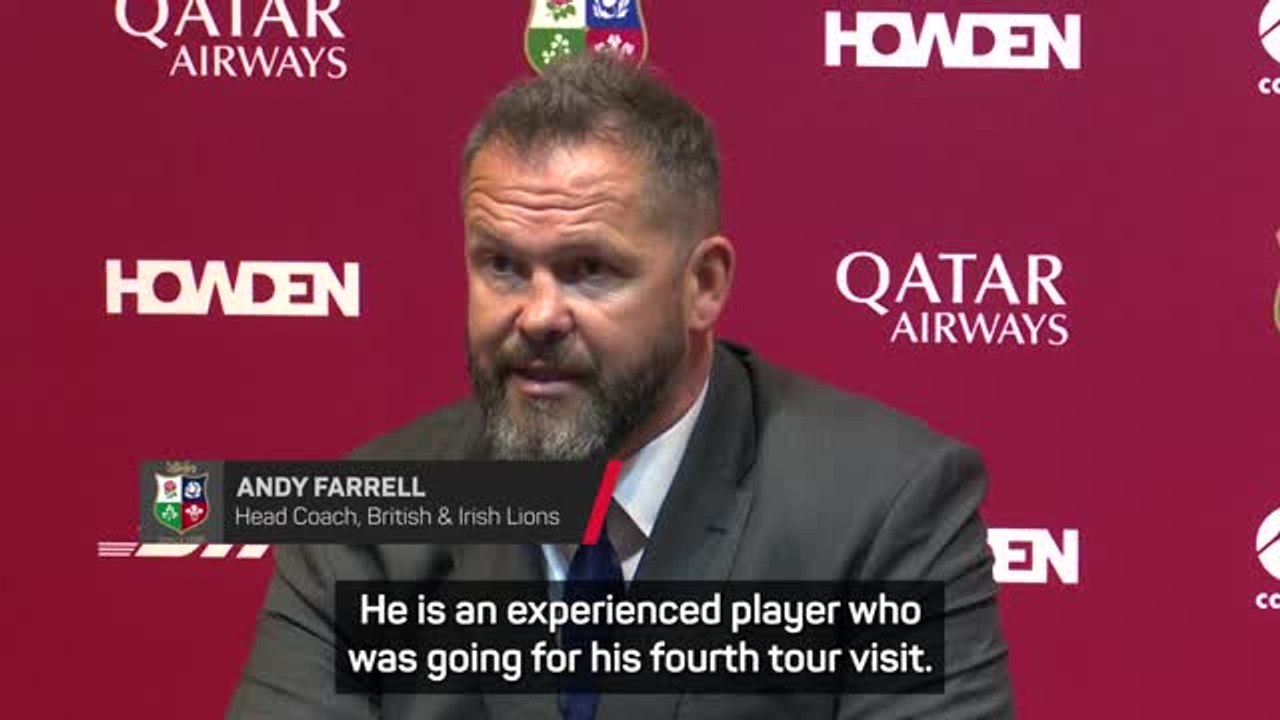 Farrell explains why he omitted son Owen from Lions squad