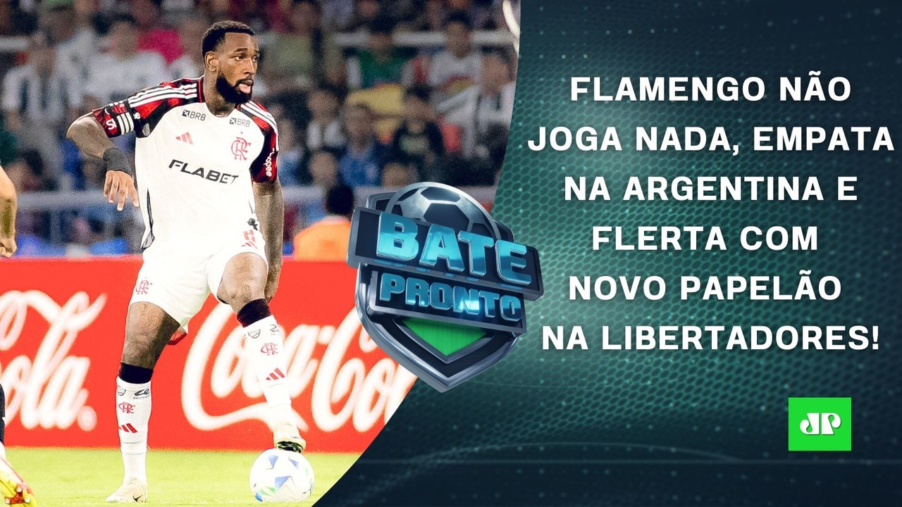 Flamengo NÃO JOGA NADA e FLERTA COM FRACASSO na Libertadores; Palmeiras SE CLASSIFICA! | BATE-PRONTO